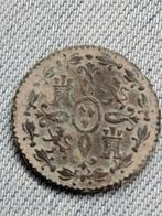 Spanje 2 Maravedis 1832 Ferdinando VII  Segovia, Verzenden, Overige landen, Losse munt