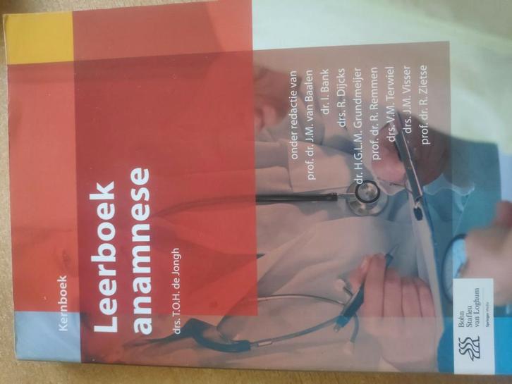 T.O.H. de Jongh - Leerboek anamnese, Boeken, Wetenschap, Zo goed als nieuw, Natuurwetenschap, Ophalen of Verzenden