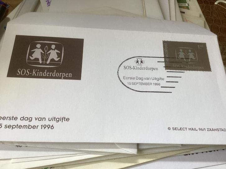 No3812 Stadspost SOS kinderdorpen15-9-1996 Heb ook van, Postzegels en Munten, Postzegels | Eerstedagenveloppen, Onbeschreven, Nederland