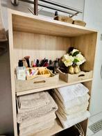 Kastje met planken licht eiken, Ophalen