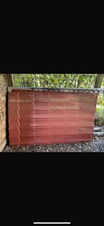 Gebruikte dakplaten - 3 stuks (2m x 1.23m), Overige materialen, Gebruikt, 5 tot 10 m², Rood