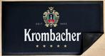Krombacher bier barmat reclame barrunner cafe decoratie, Ophalen of Verzenden, Nieuw, Reclamebord, Plaat of Schild, Overige merken