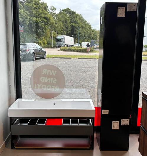 Badkamer kast + wastafel meubel + wastafel, Huis en Inrichting, Badkamer | Badkamermeubels, Nieuw, Wasbak of Wastafel, Minder dan 100 cm