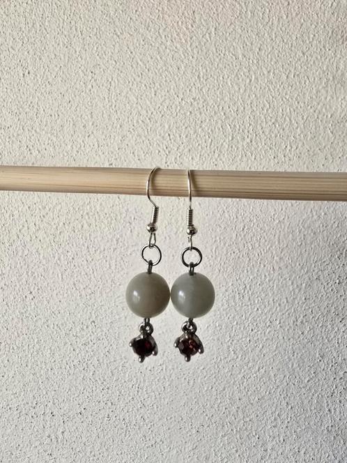 Burmese jade oorbellen handgemaakt, Sieraden, Tassen en Uiterlijk, Oorbellen, Nieuw, Overige materialen, Ophalen of Verzenden
