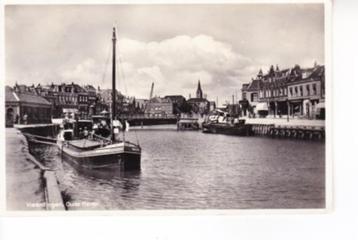 Vlaardingen,- Oude Haven met binnenvaartschip. 06-11 beschikbaar voor biedingen