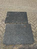 Rubberen matten., Tuin en Terras, Deurmatten, Gebruikt, Rubber, Schoonloopmat, Ophalen of Verzenden