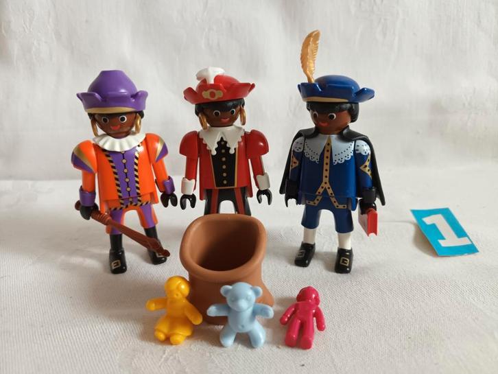 Playmobil set 5040 Pakjespieten zwarte Pieten met cadeautjes, Kinderen en Baby's, Speelgoed | Playmobil, Zo goed als nieuw, Ophalen of Verzenden