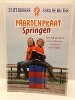 Paardenpraat Springen, Britt Dekker, informatief boek, Nieuw, Ophalen of Verzenden, Britt Dekker, Paarden of Pony's