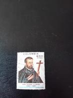 Colombia Postzegel - San Pedro Claver 1580-1980, Ophalen of Verzenden, Gestempeld