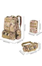 Military Backpack 55L Multicam– Tactical Rugzak, Overige merken, 40 cm of meer, 2215SK, Nieuw