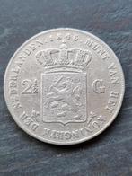 Rijksdaalder 1846 Willem 2, Postzegels en Munten, Munten | Nederland, Ophalen of Verzenden, Koning Willem III, 2½ gulden, Zilver