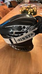 Kinder skihelm met bril, Gebruikt, Overige typen, Skiën, Minder dan 100 cm