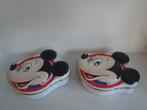 2 retro Mickey Mouse blikjes Disney, Verzamelen, Blikken, Overige merken, Gebruikt, Overige, Ophalen of Verzenden