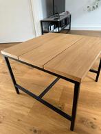 Houten salontafel, Ophalen, 50 tot 100 cm, Vierkant, 50 tot 100 cm