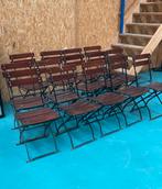 14x inklapbare.  terras stoelen horeca bistro stoelen, Ophalen of Verzenden