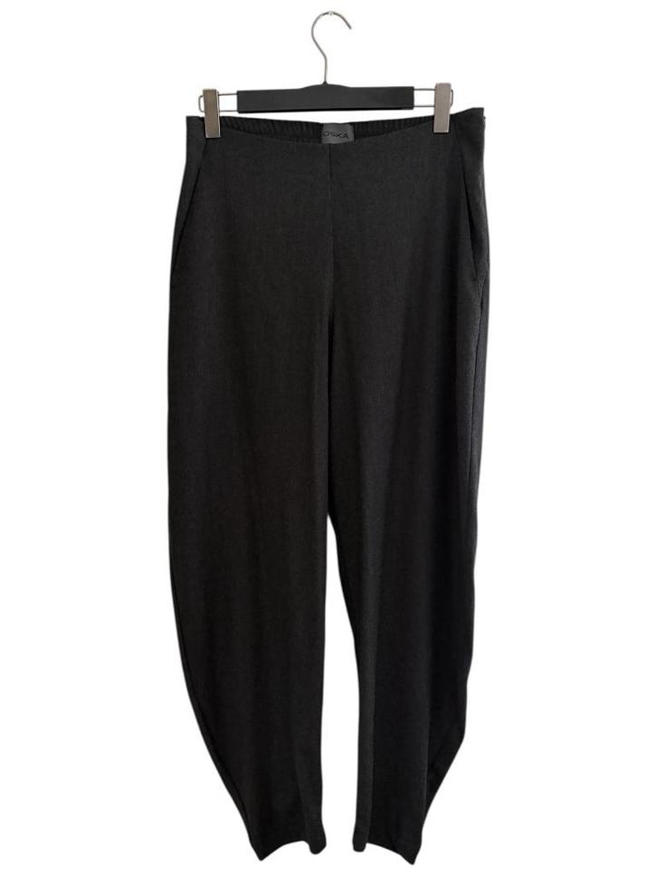 Oska broek L, Kleding | Dames, Broeken en Pantalons, Zo goed als nieuw, Maat 46/48 (XL) of groter, Zwart, Lang, Ophalen of Verzenden
