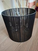 Lampenkap/kroonluchter, Ophalen, 25 tot 50 cm, Zwart, Rond