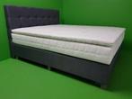 BOXSPRING 180 x 200 Hilton LUXURY / voorraad / incl montage, Nieuw, Grijs, Zweedse Boxspring 180 x 200 OUTLET MODEL, 180 cm