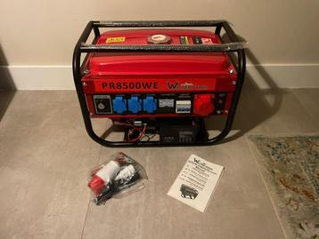 Benzine aggregaat. **NIEUW** beschikbaar voor biedingen