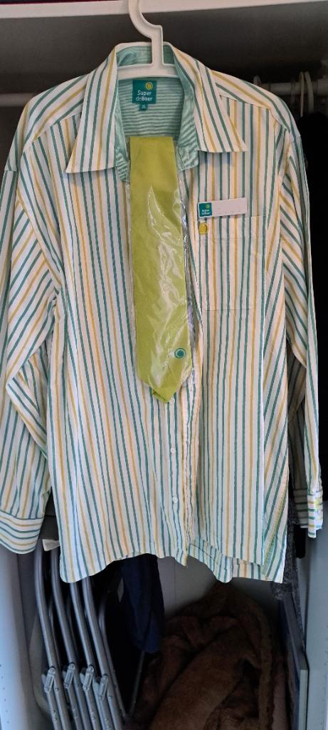 Super de Boer kleding overhemd, stropdas en paraplu, Verzamelen, Merken en Reclamevoorwerpen, Nieuw, Overige typen, Ophalen of Verzenden