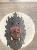 Wanddecoratie hoofd aziatische vrouw, polyresin, Ophalen