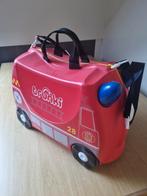 Trunki Koffer Brandweerauto - Zo Goed Als Nieuw, Sieraden, Tassen en Uiterlijk, Koffers, Wieltjes, Gebruikt, Hard kunststof, Minder dan 50 cm