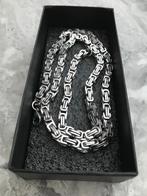 Konings Ketting Tibet zilver massief 60 CM X 6 MM -NIEUW-, Sieraden, Tassen en Uiterlijk, Kettingen, Ophalen of Verzenden, Nieuw