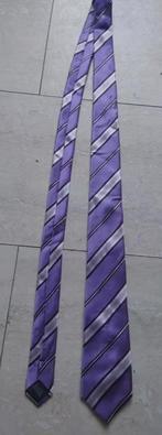 Paarse stropdas van WE, Kleding | Heren, Stropdassen, Met patroon, Ophalen of Verzenden, Zo goed als nieuw, Paars