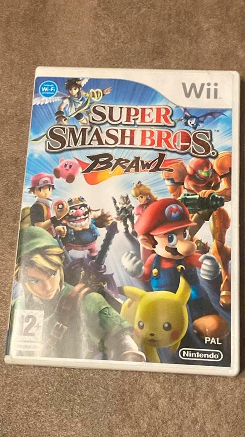 Super Smash Bros. Brawl, Spelcomputers en Games, Games | Nintendo Wii, Zo goed als nieuw, Vechten, 3 spelers of meer, Vanaf 12 jaar