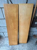 2 licht houten zwevende plakken 110x26 cm, Plank, Gebruikt, Ophalen of Verzenden, 25 tot 50 mm