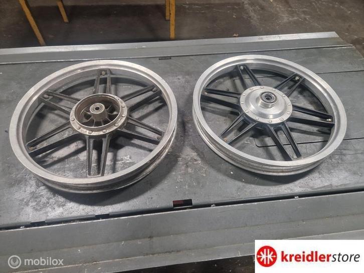 Kreidler Weimann wielen met kleine naaf Voor en achter, Fietsen en Brommers, Brommeronderdelen | Kreidler, Gebruikt, Ophalen of Verzenden