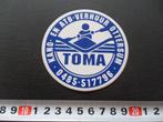 sticker Ottersum TOMA kano en atb verhuur  0485-517796, Ophalen, Zo goed als nieuw