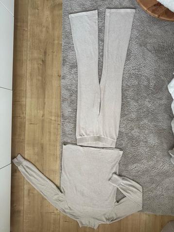 Beige Co-ord Set HEMA Maat S beschikbaar voor biedingen