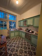 Gratis Bruynzeel Keuken (massief hout) - Zelf demonteren!, Huis en Inrichting, Keuken | Complete keukens, Ophalen, Gebruikt, Hoekkeuken