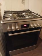 Bosch Vrijstaand gas-elektro fornuis RVS Met oven, Zo goed als nieuw, Gas, Vrijstaand, 85 tot 90 cm