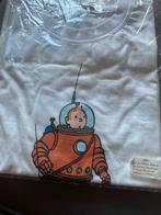 Kuifje T-shirt - Ruimtevaart l, Kleding | Heren, Maat 52/54 (L), Wit, Ophalen of Verzenden, Nieuw