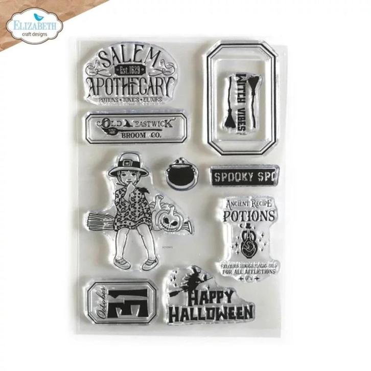GEZOCHT, Elizabeth Craft Design, Halloween Vibes CS250, Hobby en Vrije tijd, Stempelen, Gebruikt, EZ-mounted stempel, Ophalen of Verzenden