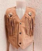 kinder Suède leren vest, jongen, meisje, rock, western,biker, Ophalen of Verzenden, Nieuw, Suède leren vest, Jongen of Meisje