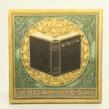 KOOPJE - Tegel Biblia - Porceleyne Fles - H.J. Tieman - GAAF beschikbaar voor biedingen