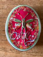 Vintage blik blikje Oilily (≈ 6x4,5x2 cm), Ophalen of Verzenden, Gebruikt, Overige