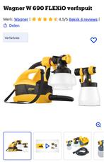 Verfspuit wagner w 690 flexio NIEUW, Doe-het-zelf en Verbouw, Ophalen, Nieuw, Verfspuit of Verfpomp