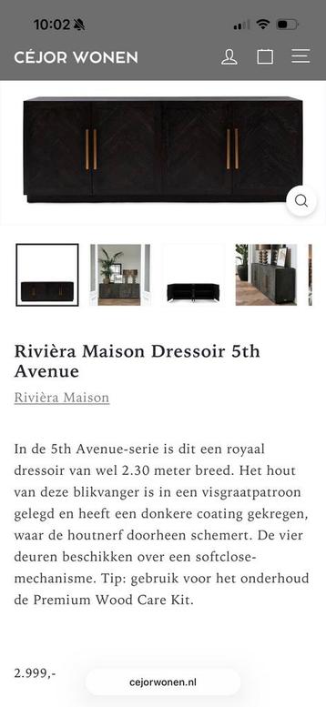 Riviera Maison Dressior - Stijlvol Opbergen! beschikbaar voor biedingen