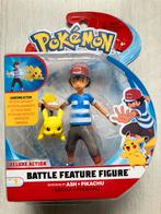 Pokemon Battle Feature Figure Ash + Pikachu NIEUW, Ophalen of Verzenden, Nieuw