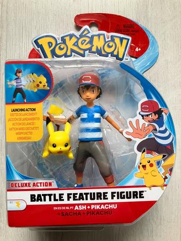 Pokemon Battle Feature Figure Ash + Pikachu NIEUW beschikbaar voor biedingen
