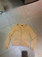 Claudia Sträter vest - Maat 40 - Lichtbruin Glitter, Ophalen of Verzenden, Zo goed als nieuw, Maat 38/40 (M), Bruin