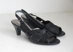 Gabor - mooie hakjes / slingback zwart / maat 7,5 = 41, Kleding | Dames, Schoenen, Schoenen met lage hakken, Verzenden, Zwart