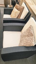 4 Brandon Royale Lounge stoelen + 2 hockers, Ophalen of Verzenden, Wicker