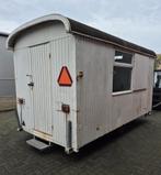 Mooie metalen schaftwagen/bouwkeet/schaftkeet/pipowagen, Doe-het-zelf en Verbouw, Bouwketen en Schaftketen, Ophalen, Gebruikt