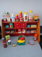 Vintage Houten Winkel met Miniatuur Producten, Ophalen of Verzenden, Gebruikt, Jongen of Meisje