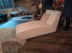 Chaise longue met 2.5 zits "infinity leer/stof opruiming, Nieuw, Ophalen of Verzenden, Stof